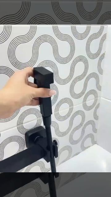 Смеситель с гигиенической лейкой Hansen HL62204-C черный смотреть онлайн