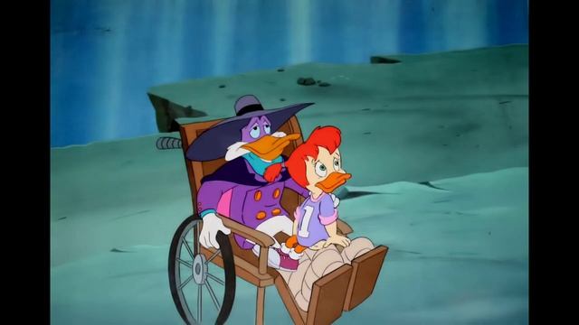 Искусственный интеллект дорисовал кадры из мультфильма "Черный плащ" смотреть онлайн