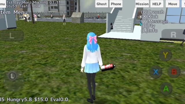 I caught fire in School Girls Simulator смотреть онлайн