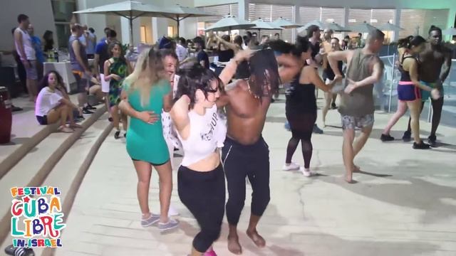 Cuba Libre 2018 -  Chichi Gutierrez & Tamar Zer-aviv Dance Cuban Salsa Near The Pool