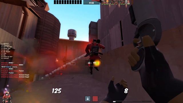 Team Fortress 2 Pyro Gameplay [TF2 Phlogistinator] смотреть онлайн