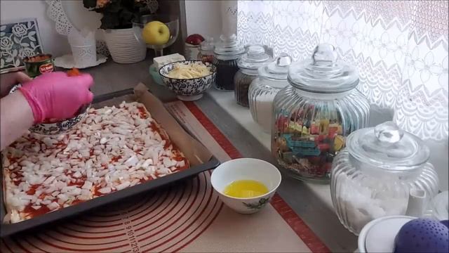 Пирог Пицца со свежим луком! Домашняя еда Кухня Рецепты смотреть онлайн