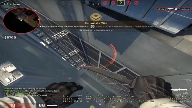 CSGO Vertigo landing on invisible props **EPIC SAVE** смотреть онлайн