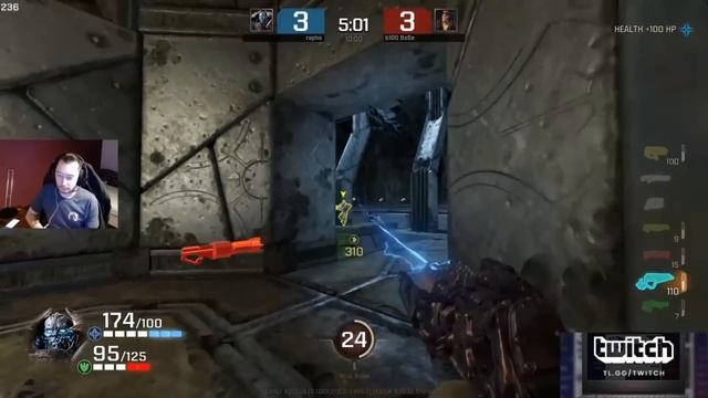 Rapha vs. BASE (friendly games), 5 maps – Quake Champions смотреть онлайн