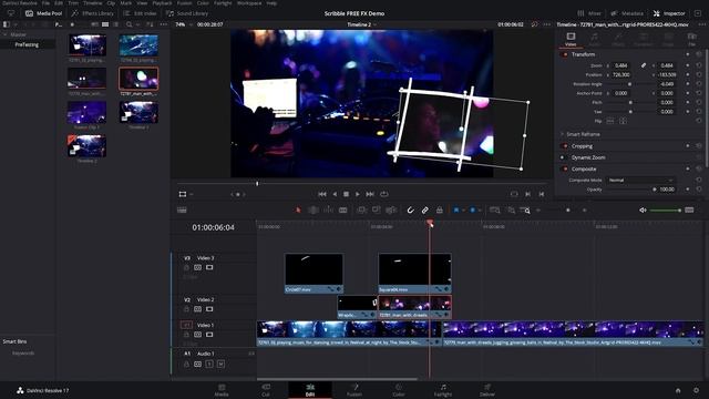How to get FREE Scribble animation effects in DaVinci Resolve смотреть онлайн
