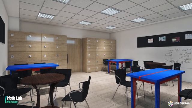 School Interiors 3d Walkthrough смотреть онлайн