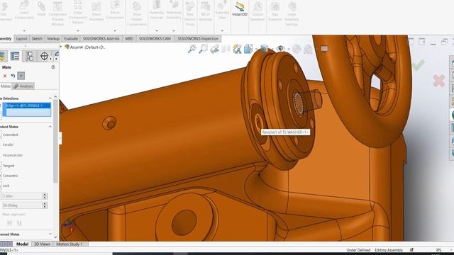 Tail Stock Assembly in Solid Works | смотреть онлайн