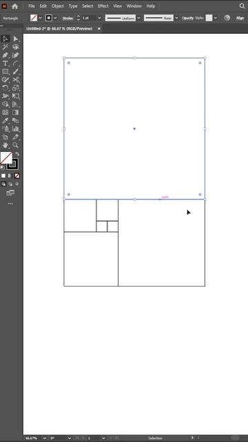 How to Create Golden Ratio under 60 seconds with adobe Illustrator смотреть онлайн