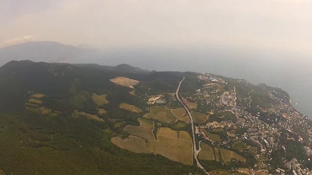 Параплан полёт с Ай Петри смотреть онлайн