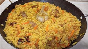 Как приготовить плов на сковороде Плов со свининой