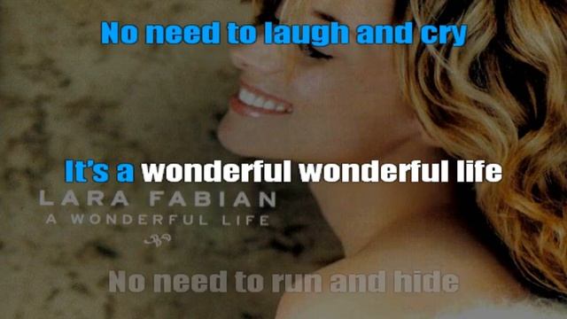 Lara Fabian - It's a wonderful life (karaoke - fair use) смотреть онлайн