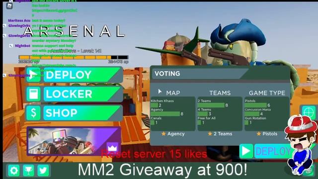 Roblox Live- Arsenal with fans, Vip server & Public servers, and more- Come Join! смотреть онлайн