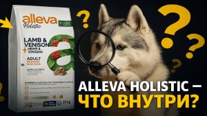 ALLEVA HOLISTIC разбор итальянского корма для собак - что внутри?