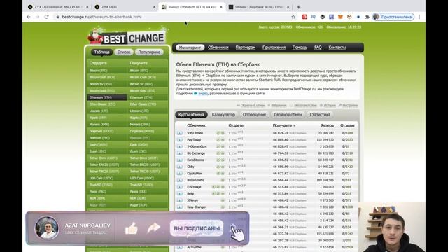 КАК КУПИТЬ КРИПТОВАЛЮТУ | BESTCHANGE