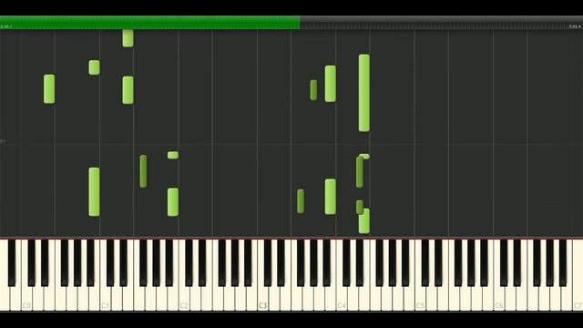Celine Dion - Pour Que Tu M'aimes Encore | Adelina Piano synthesia tutorial смотреть онлайн