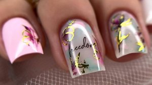 ТОНКИЕ и ПРОЧНЫЕ!  МАНИКЮР С ЗОЛОТОМ + ЭФФЕКТНЫЕ СЛАЙДЕРЫ PINK с Wildberries!