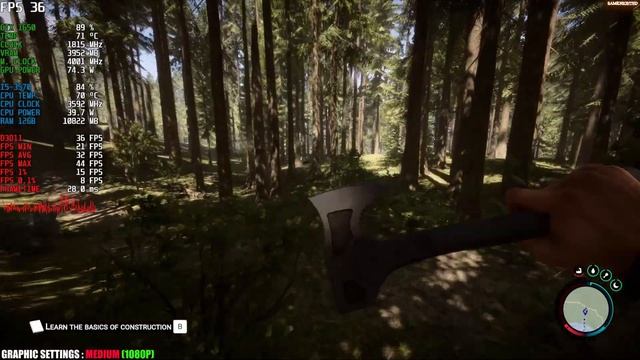 GTX 1650 | I5 3570 | Sons of the Forest | 1080P | All Settings | Gameplay Test | FPS Test смотреть онлайн