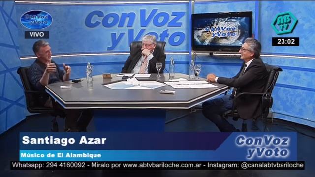 EL ALAMBIQUE - Santiago Azar en "CON VOZ Y VOTO" de ABTV. смотреть онлайн