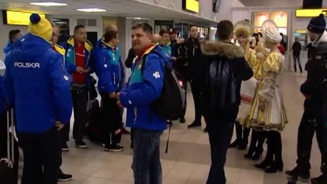 25.03.15. Спортсмены сборной Польши прибыли в Югру на зимнюю Сурдлимпиаду смотреть онлайн