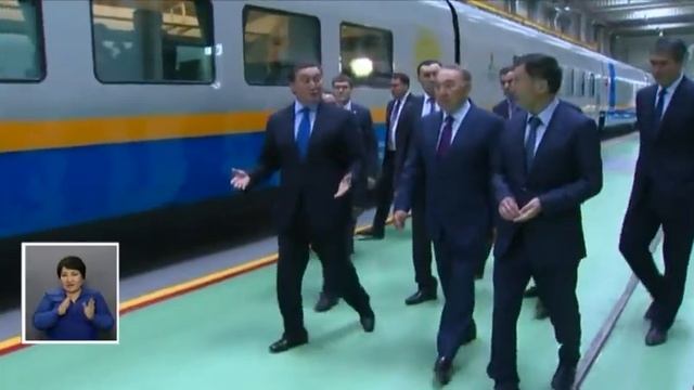 Нұрсұлтан Назарбаев "Астана" көлік-логистика орталығына барды (30.06.16) смотреть онлайн