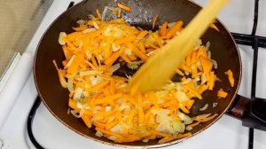 Зажарка для борща! 🔥 Очень вкусный рецепт! #борщ #зажаркадляборща