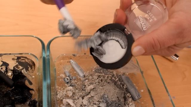 Black vs Silver - Mixing Makeup Eyeshadow Into Slime ASMR смотреть онлайн