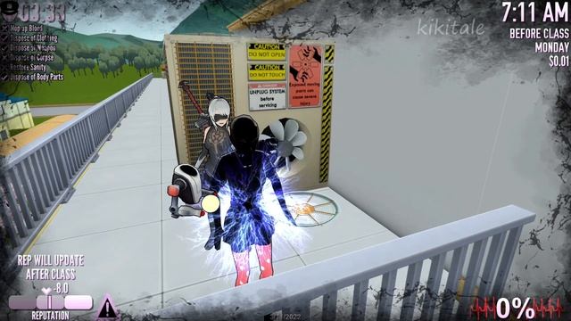 Infinite electric shock | Yandere Simulator смотреть онлайн