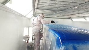 Покраска автобуса M+М часть 2