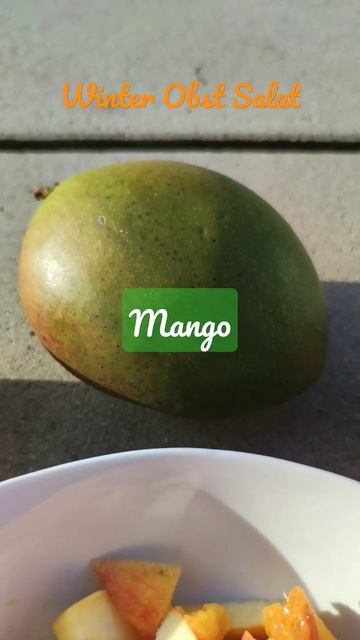 Mango Apfel Kaki Winter Obst Salat смотреть онлайн