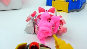 Robocar POLI & Friends Color Bubble Play. Car toy video for Kids. [JJtoy TV]