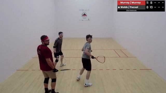 Men's Open Doubles SF: Murray/Murray vs Webb/Pocsai - 2024 Canadian National Championships смотреть онлайн