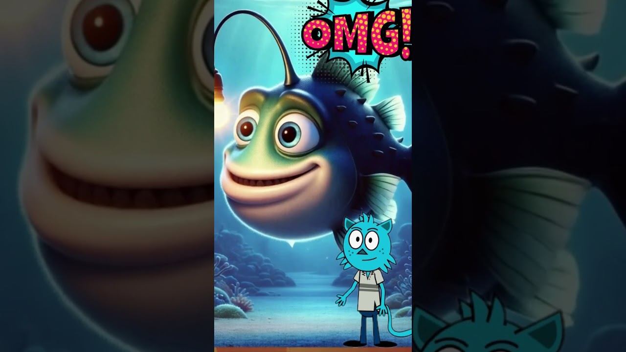 Мурзик в шоке! Кто живёт в глубине океана? 