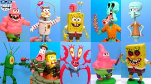 Губка Боб - Моя коллекция фигурок из пластилина Sponge Bob ► Видео Лепка