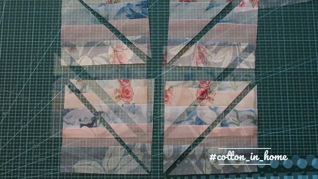 Блок в технике пэчворк: «Квадрат из полос». МК от Екатерины смотреть онлайн