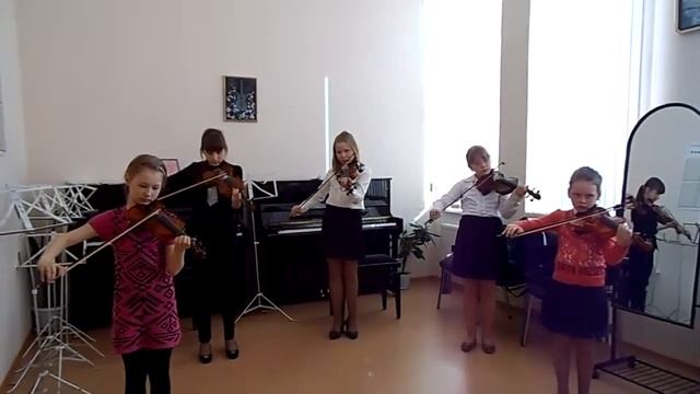 809 Ансамбль скрипачей г. Покачи Тюменская обл. "Вечер на рейде" смотреть онлайн