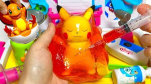 Распаковка игрушек ASMR Игрушки Доктора Покемона и боевые игрушки ASMR | Пикачу |