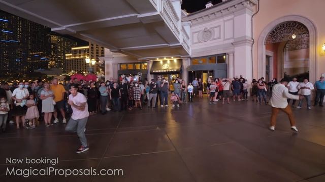 EPIC Dirty Dancing Flash Mob Proposal In Vegas!