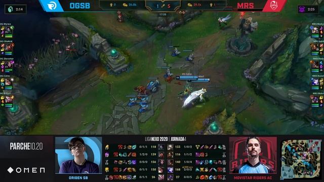 ORIGEN SB vs MOVISTAR RIDERS ACADEMY | LIGA NEXO 2020 | SPLIT 2 | JORNADA 4 смотреть онлайн