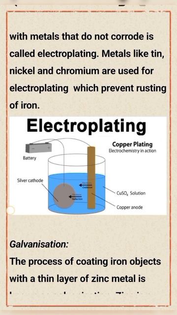 #290 @ #differentiate between Electroplating and galvanisation #ytshort #viral #ujjwaltutorial смотреть онлайн
