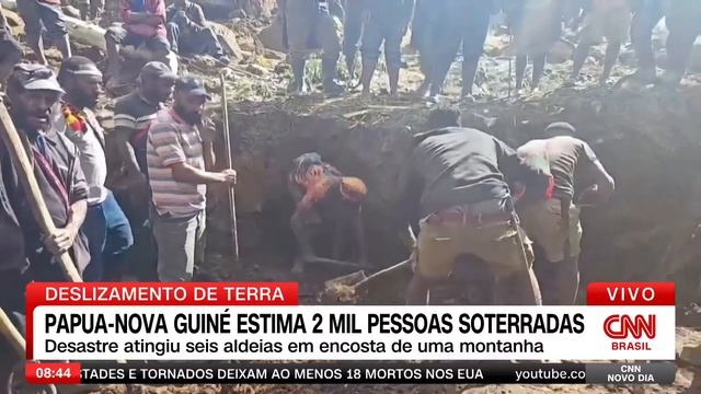 Papua-Nova Guiné estima 2 mil pessoas soterradas | CNN NOVO DIA смотреть онлайн