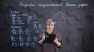 67. Подобие треугольников. Практическая часть 3. 9 класс