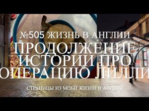 Продолжение истории про операцию нашей Лилли. № 505 Жизнь в Англии
