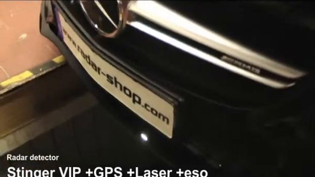Radar detector Mercedes C63 AMG смотреть онлайн