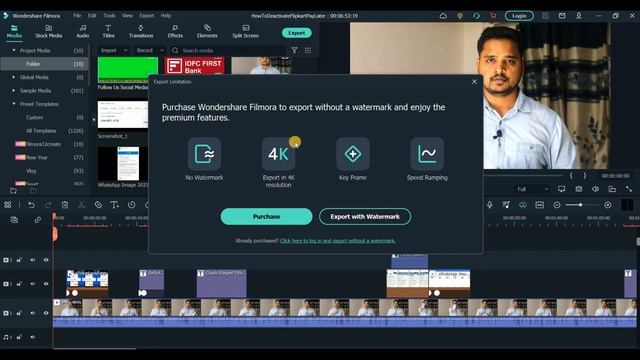 Filmora Watermark Is Still Coming After Purchased License ? How To Remove Watermark In Filmora ?