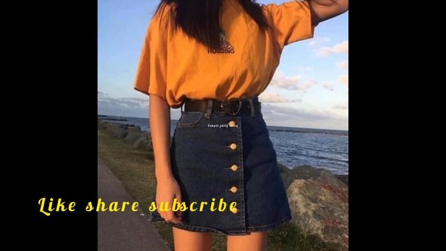 Mini Skirt With Different Top Combination/Mini Skirt with topes For Teen Age And College Going Girl смотреть онлайн