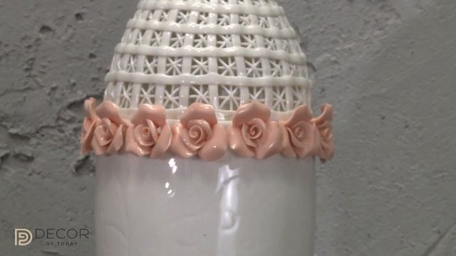 ВАЗА ДЕКОРАТИВНАЯ "РОЗАЛИ РОЗОВАЯ" LS0693 смотреть онлайн