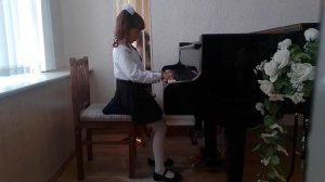 "Сонатина" (Sonatina) А . Гедике (A. Gedike), фортепиано.