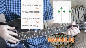 Ночные Снайперы - "Ты дарила мне розы". Простые аккорды в Em, разбор песни под гитару - Nagitaru.ru