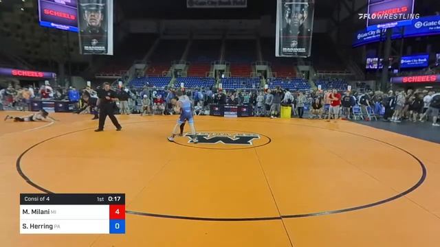 113 Lbs Consi Of 4 - Marcello Milani, Michigan Vs Sam Herring, Pennsylvania 4147 смотреть онлайн