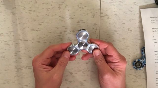 Fidget Spinner Testing and Review - NR Gifts Tungsten Weighted Trispinner смотреть онлайн